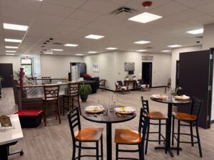 Finished hospitality training lab renovated by JCG Build at Roosevelt Warm Springs