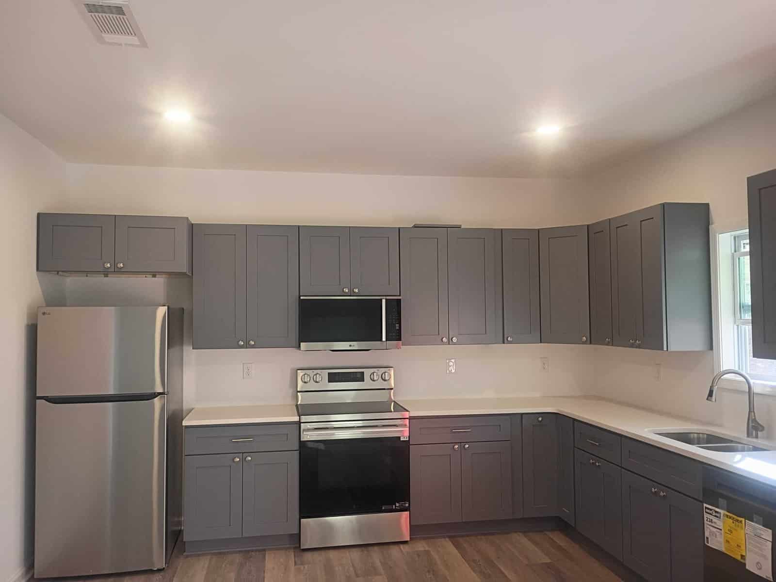 New-construction kitchen finishes in a JCG-built home