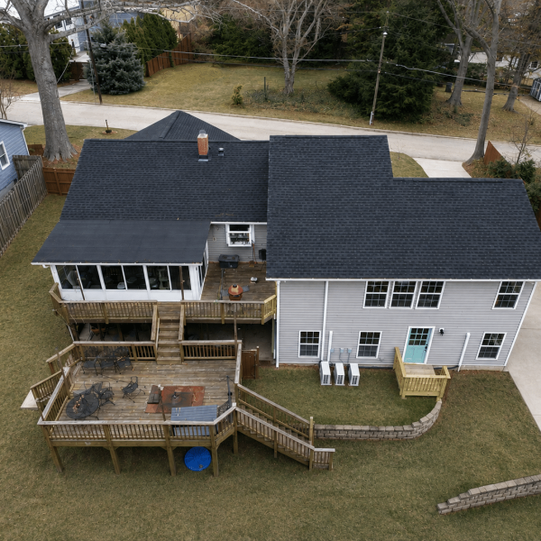 Two-story home addition with in-law suite by JCG Build in Atlanta, GA